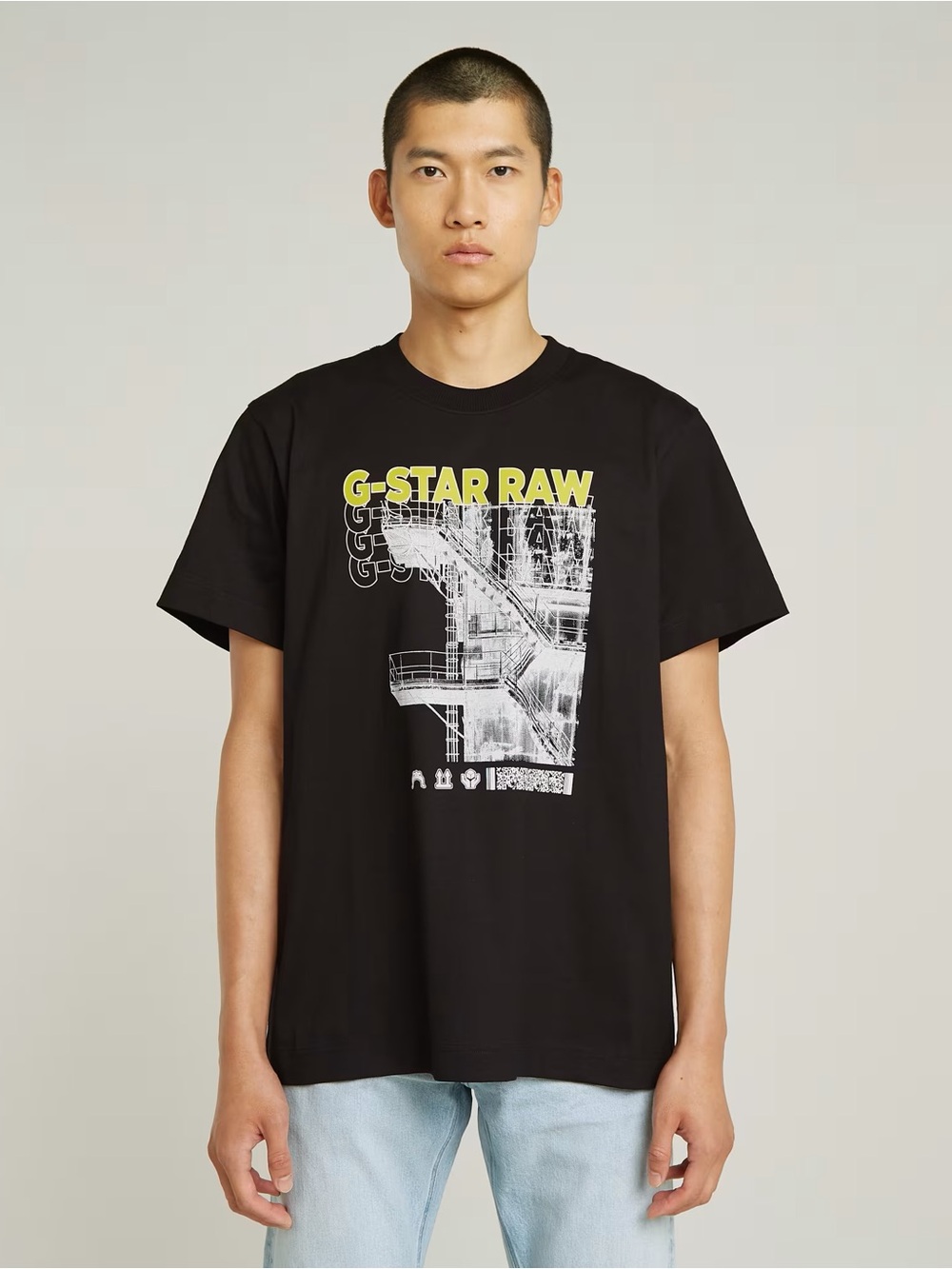 G-Star Stairs Graphic Loose T-Shirt‎